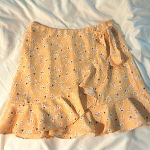 Yellow floral Princess Polly skirt